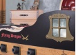 Dětská postel Jack 90x190cm ve tvaru lodi - detail