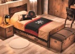 Dětská postel Jack 100x200cm se zásuvkou - v prostoru