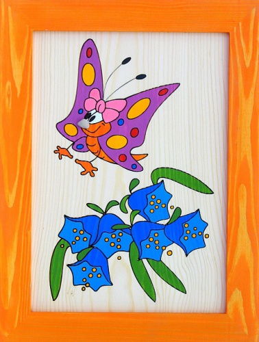 Dětský obrázek motýl