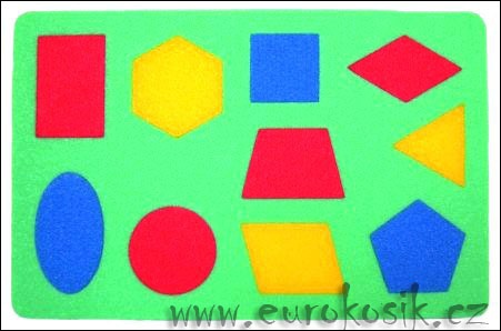 Didaktická hračka Geometrické obrazce
