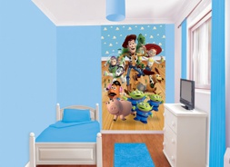 Dětská tapeta na zeď 6-dilná - Toy story