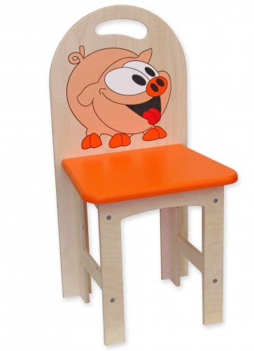 židlička s prasátkem