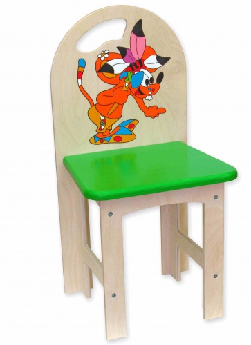 židlička s indiánskou myší