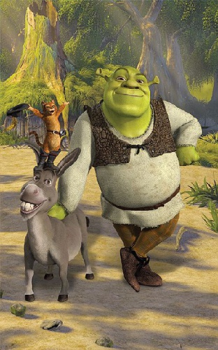 Shrek a oslík