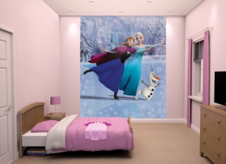 Tapeta Frozen do dívčího pokoje