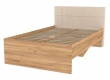 Studentská postel Ezra 120x200cm - dub zlatý/krémová
