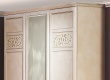 Dvoudvéřová skříň do ložnice Sofia s kombinovanými dveřmi - béžová/lento