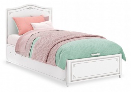 Dětská postel s úložným prostorem Betty 100x200cm - bílá/šedá