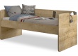 Jednolůžková postel Cody 90x200cm - dub světlý