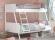 Studentská patrová postel 90x200-120x200cm Pure