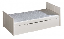Masivní postel 90x200cm s přistýlkou a úložným prostorem Mantis - výběr moření