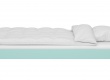 Dětská postel Mokiana 90x200cm - mintová/masiv