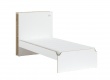 Studentská postel 100x200cm Dylan - bílá/dub světlý