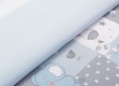 Set ložního prádla Darling 100x150cm - bílá/šedá/modrá