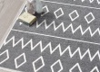 Oboustranný koberec Dylan - šedá/bílá
