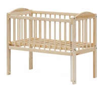 Dětská postýlka se stah. bokem BABY Scarlett ECO - borovice