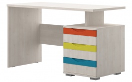 Dětský psací stůl Alegria - borovice/multicolor
