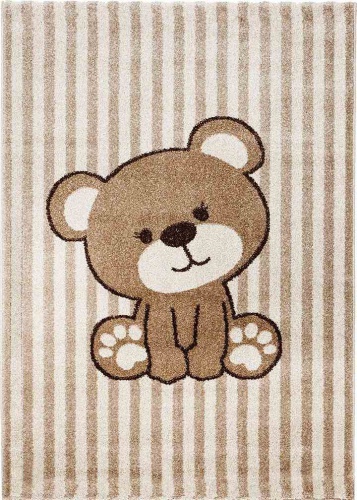 Dětský koberec Baby Medvídek béžový