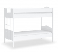 Dětská patrová postel 90x200cm II Ema - bílá