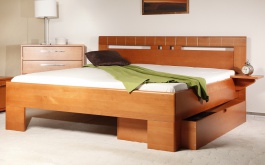 Masivní postel s úložným prostorem Varezza 1 - 160/180 x 200cm - 180 x 200cm