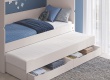 Patrová postel s přistýlkou, úložným prostorem a žebřík Pure Modular - detail