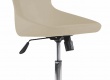 Otočná židle na kolečkách Colorato - krémová