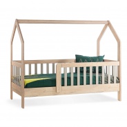 Dětská postel 90x190 ve tvaru domečku Boom - dub colorado