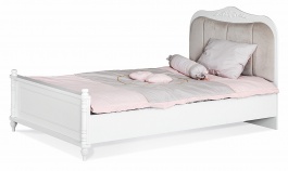 Dětská postel 100x200cm Luxor - bílá/béžová