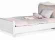 Dětská postel 100x200cm Luxor - bílá/růžová