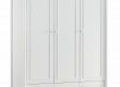 Kombinovaná šatní skříň 3D s osvětlením Luxor - bílá