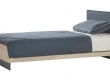 Studentská postel 120x200 Colin - dub kestína/šedá