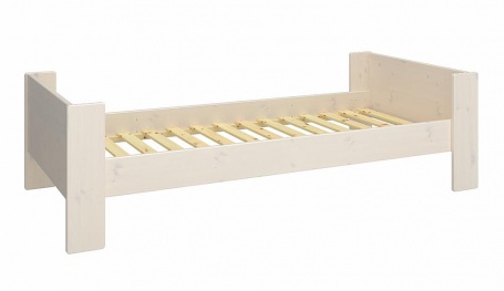 Jednolůžková postel 90x200 Dany - bělená borovice