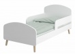 Dětská postel 70x140cm Mokiana - bílá/dub
