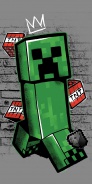 Dětská osuška Minecraft Metro Art Creeper