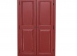 Dvoudveřová šatní skříň Sango 69 - červená patina