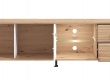 TV stolek s kompletním osvětlením Jax - dub artisan/bílá