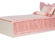Dětská postel 100x200 se zásuvkou Chere - bříza/růžová