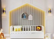 Dětská postel 100x200cm se zábranami + zásuvka 90x190cm Fairy - v prostoru