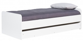 Dětská postel 90x200 se zásuvkou Spencer - bílá