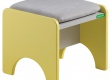 Dětská stolička Raundo - žlutá/šedá