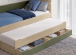Patrová postel s přistýlkou, úložným prostorem a žebříkem Fairy Modular - detail