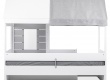 Domečková postel 90x190 Boom - bílá/šedá