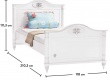 Dětská postel Carmen 100x200cm - rozměry