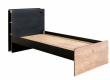 Studentská postel 120x200cm Sirius - dub černý/dub zlatý