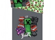 Dětské povlečení Minecraft Metro Art