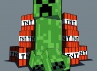 Dětská fleecová deka Minecraft TNT