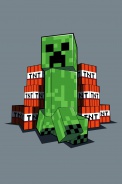 Dětská fleecová deka Minecraft TNT