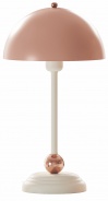 Stolní lampa Beauty - béžová/růžová