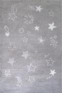 Kusový koberec 120x180 Luna - šedá/bílá