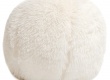 Dekorační polštářek sněhová koule - bílá